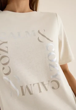 Shirt met print aan de voorkant