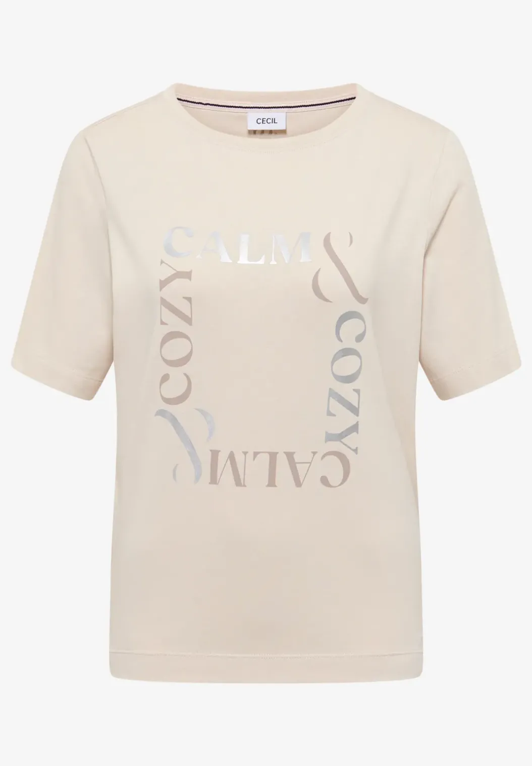 Shirt met print aan de voorkant