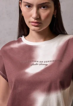 Shirt met print en tekst