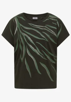 Shirt met ronde hals en frontprint