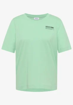 Shirt met ronde hals en opdruk op de rug