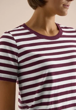 Shirt met ronde hals en strepen