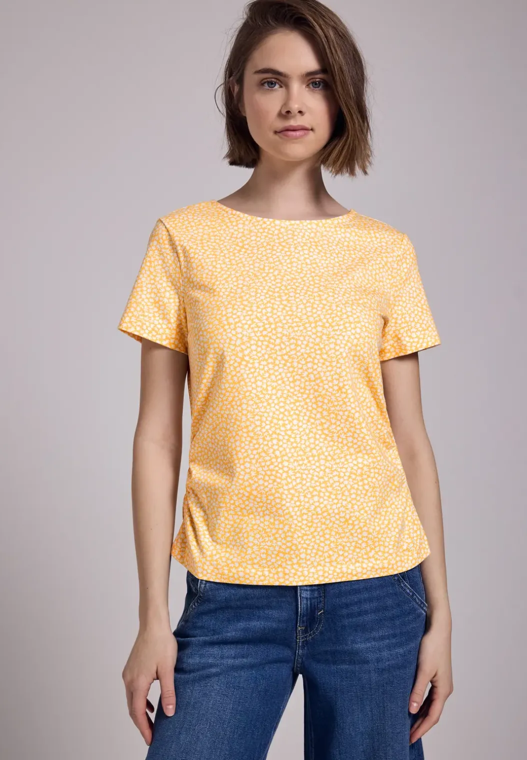 Shirt met ruguitsnijding