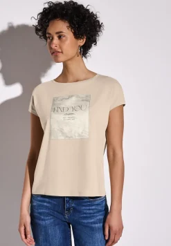 Shirt met satijnen patch