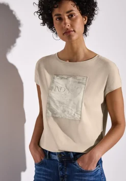 Shirt met satijnen patch