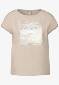 Shirt met satijnen patch