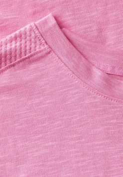 Shirt met schouderdetail