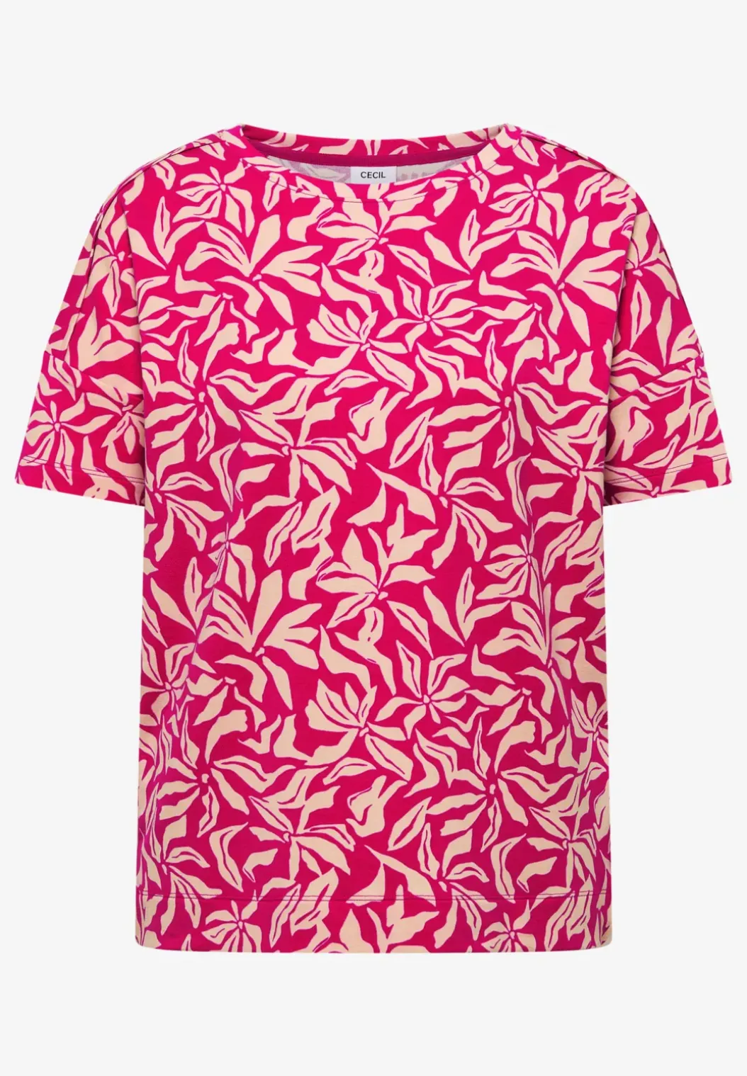 Shirt met schouderdetail