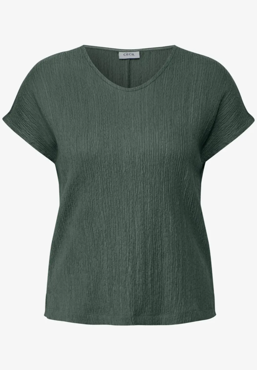 Shirt met smokstructuur