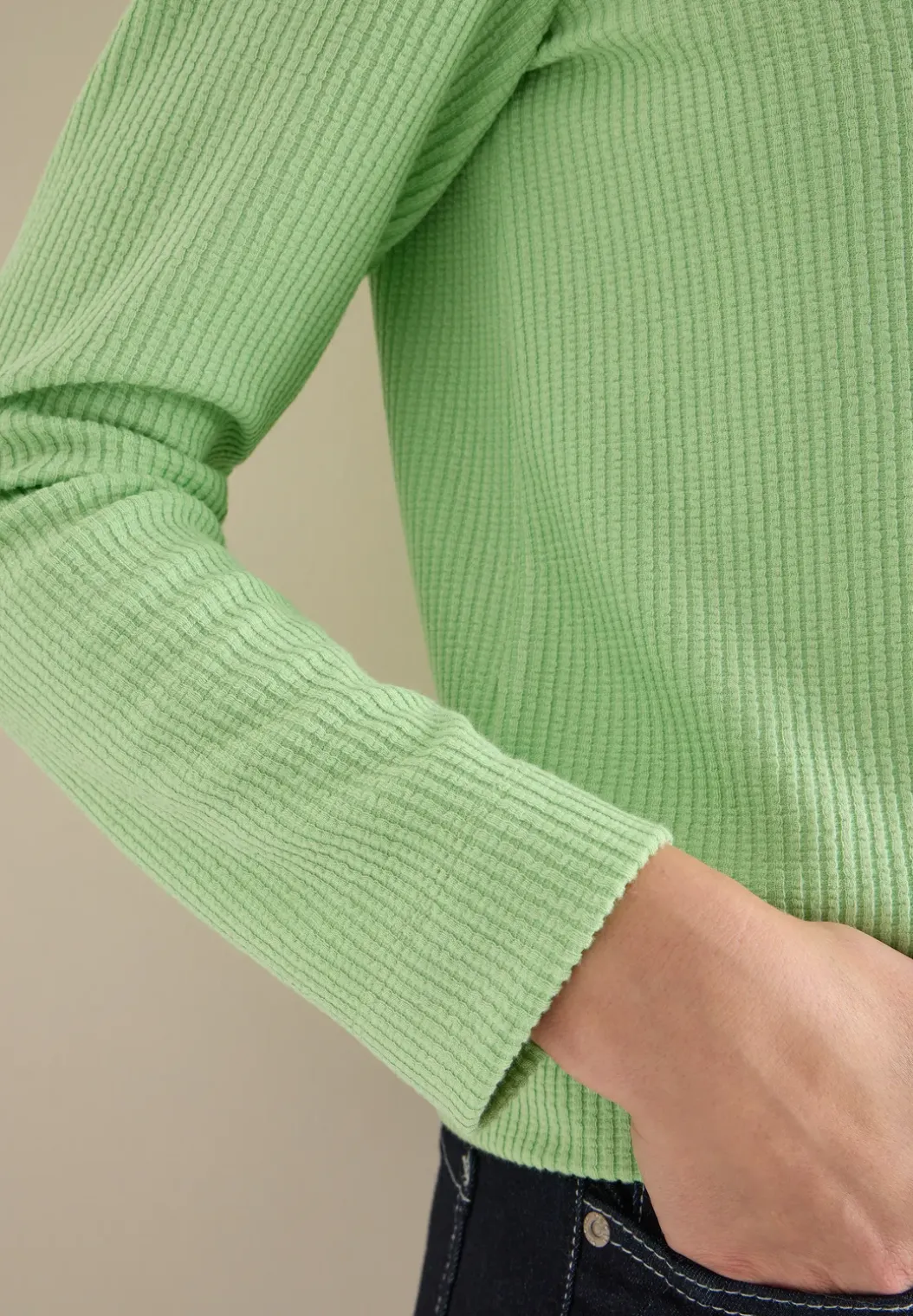 Shirt met structuur