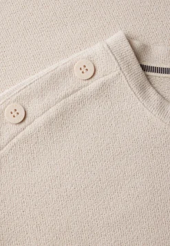 Shirt met structuur en knopen