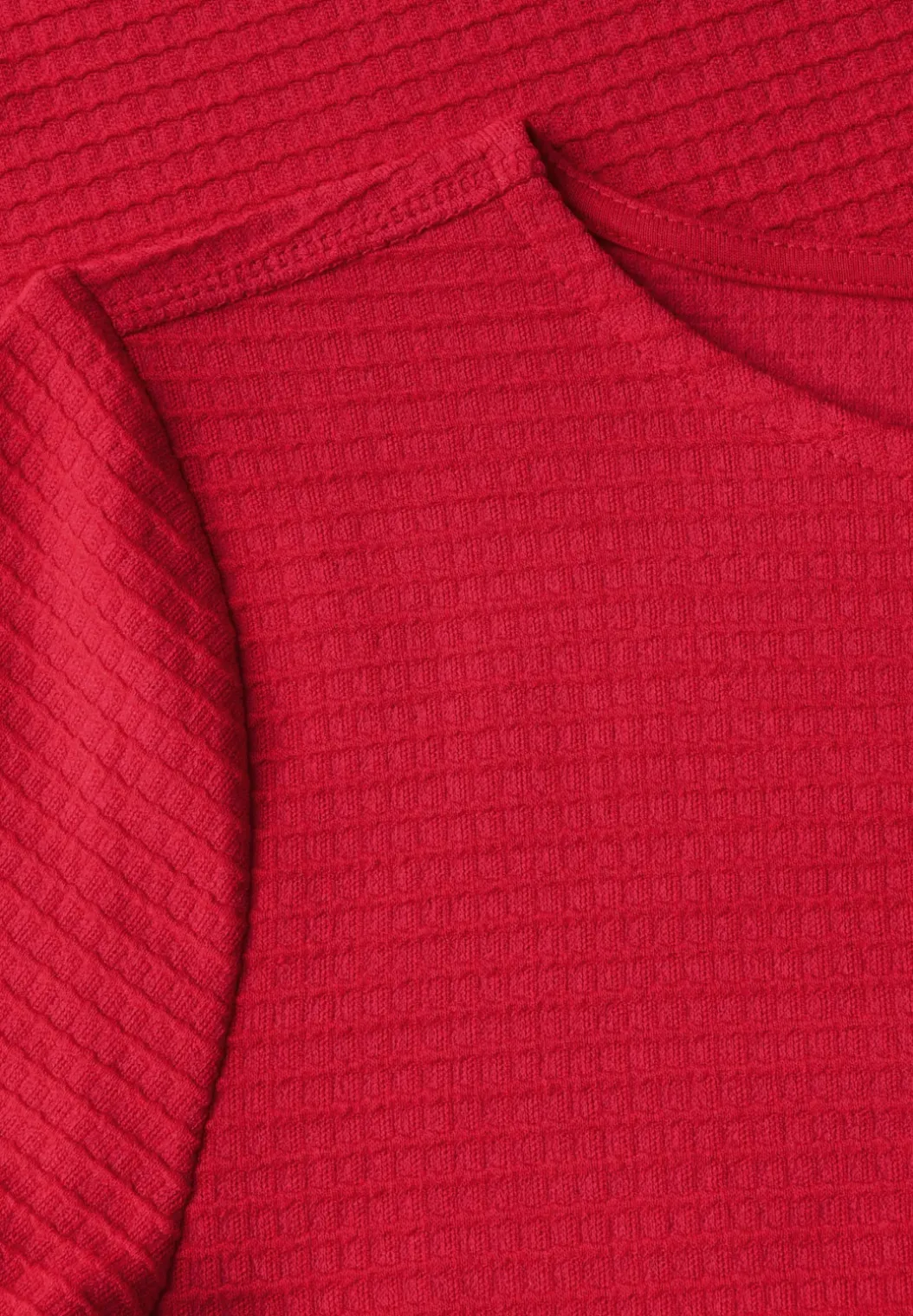Shirt met structuur en knopen
