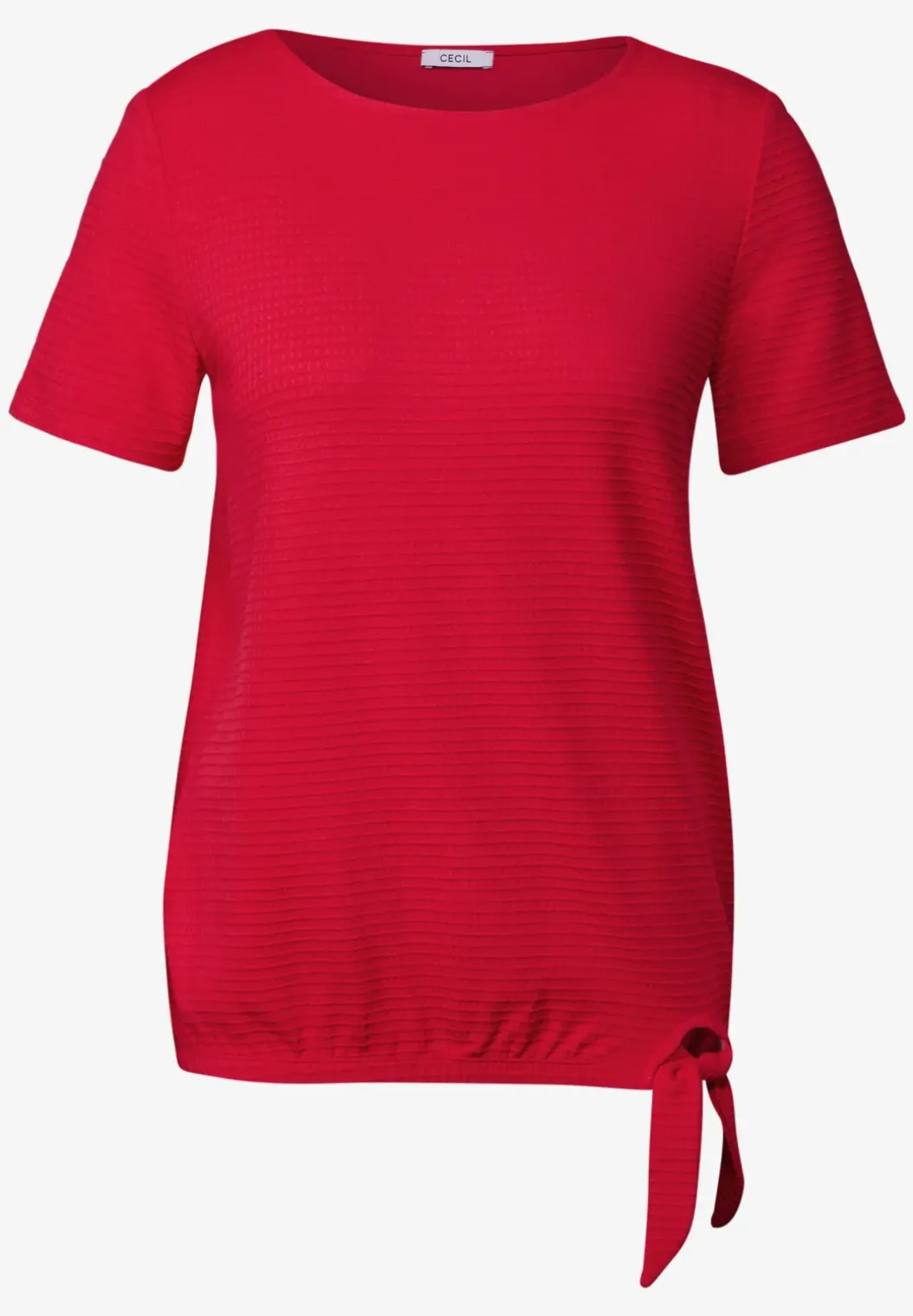 Shirt met structuur en knopen