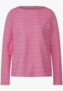 Shirt met structuur en lange mouwen