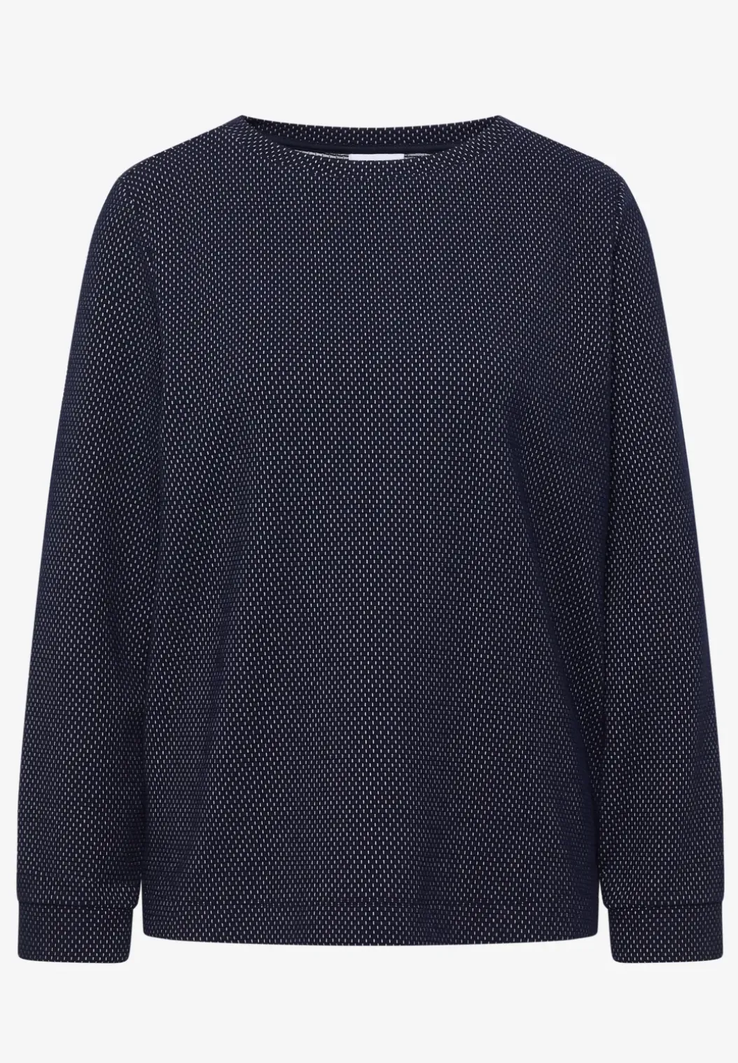 Shirt met structuur in twee kleuren