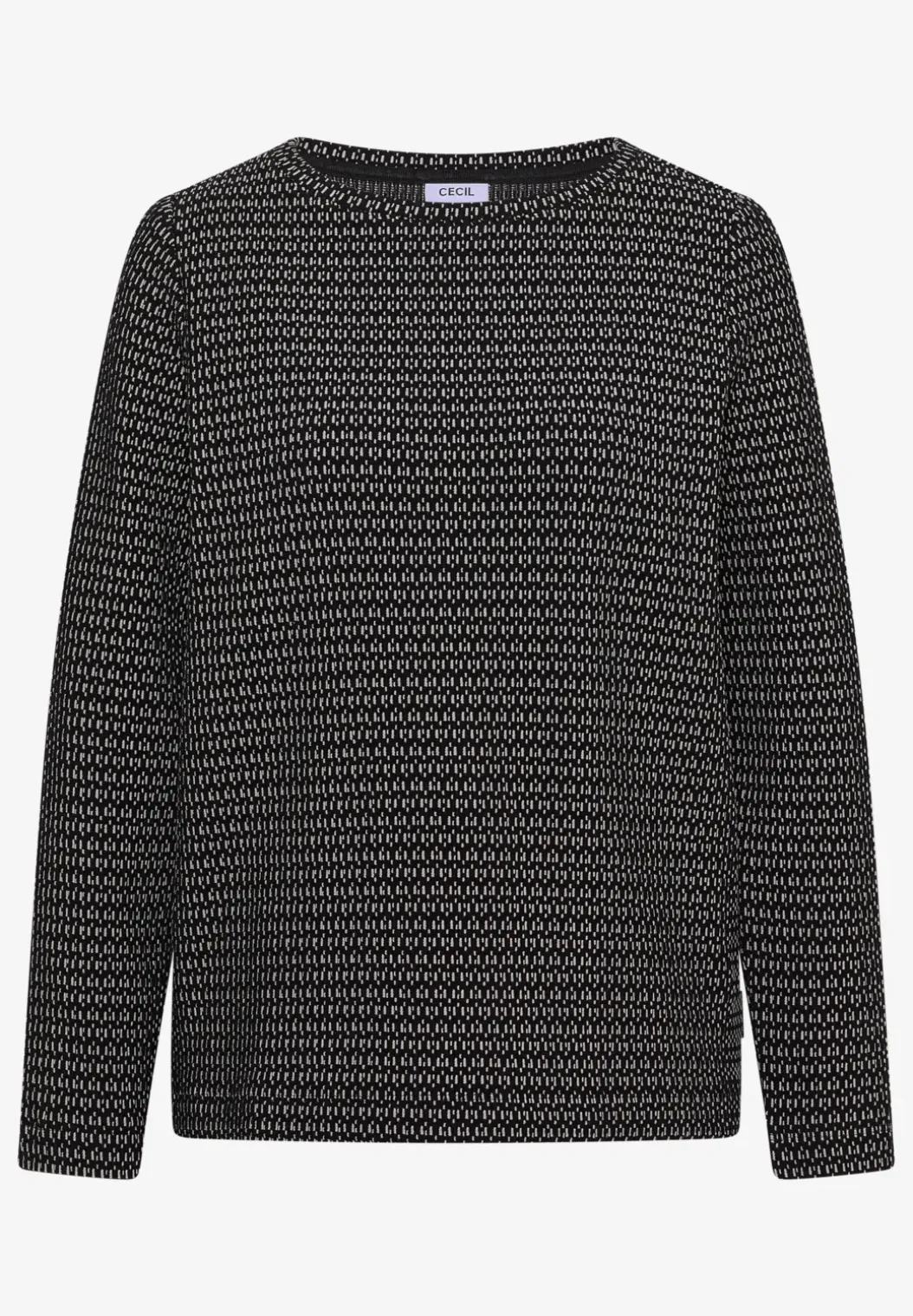 Shirt met structuur, tweekleurig