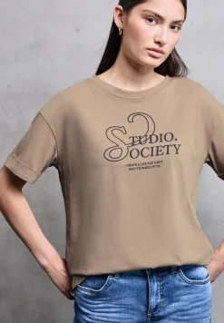 Shirt met tekst