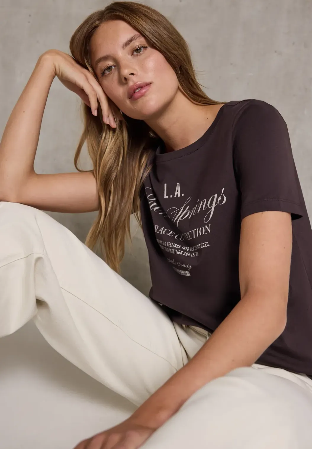 Shirt met tekst