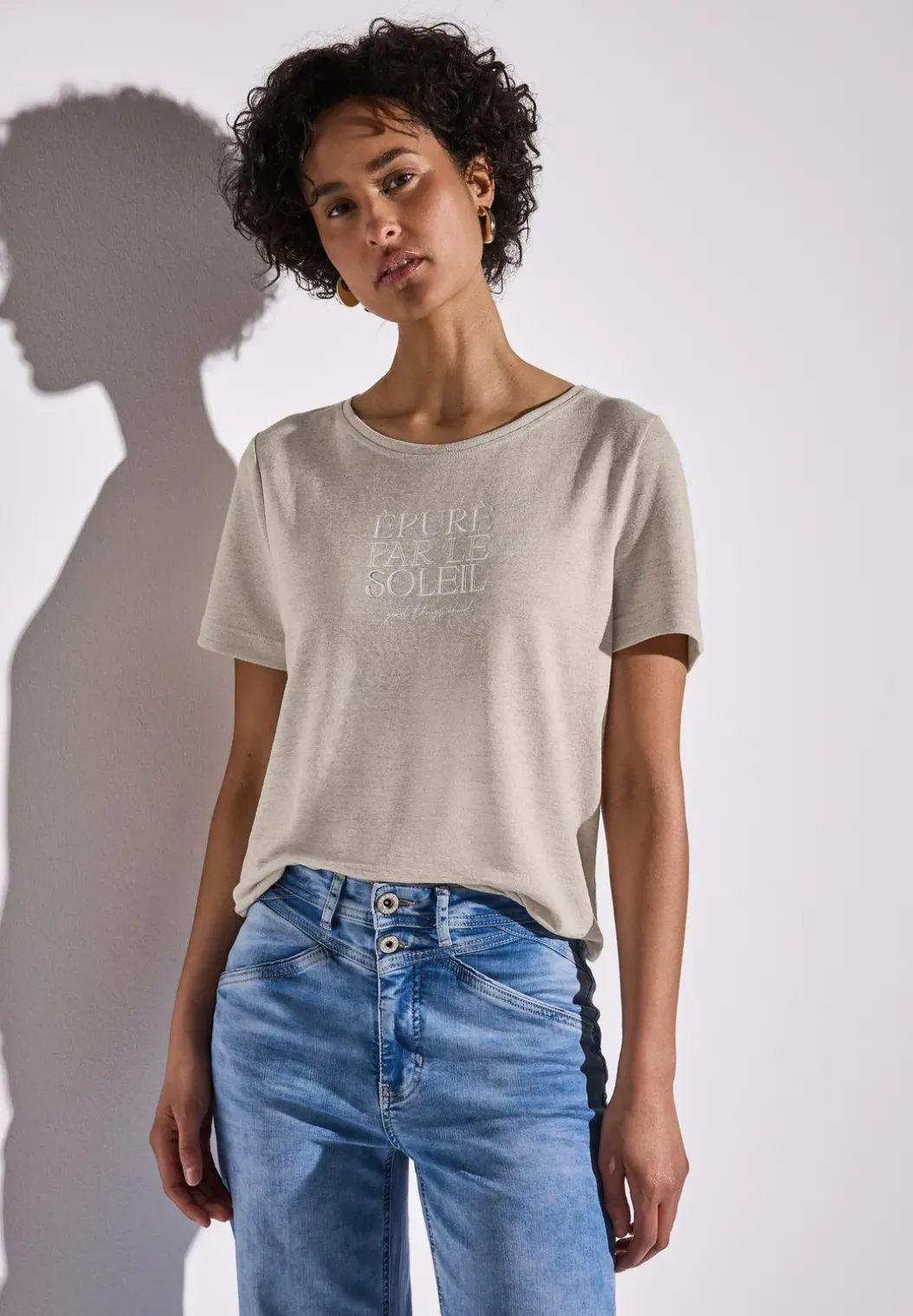 Shirt met tekst
