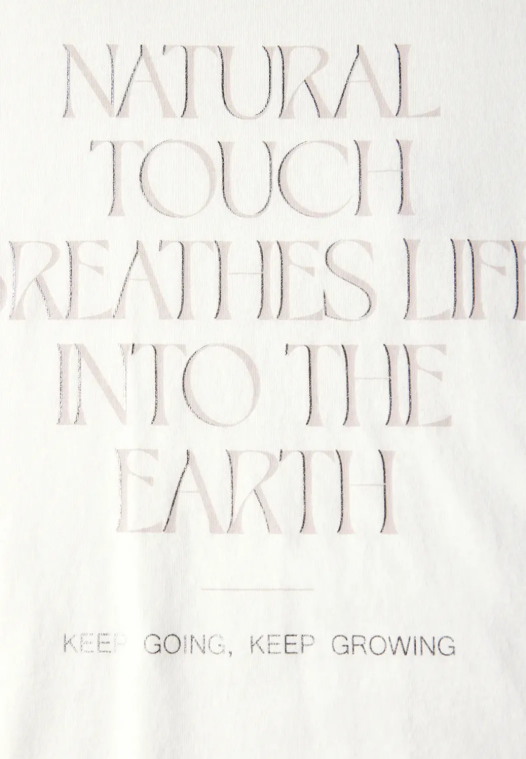 Shirt met tekst artwork