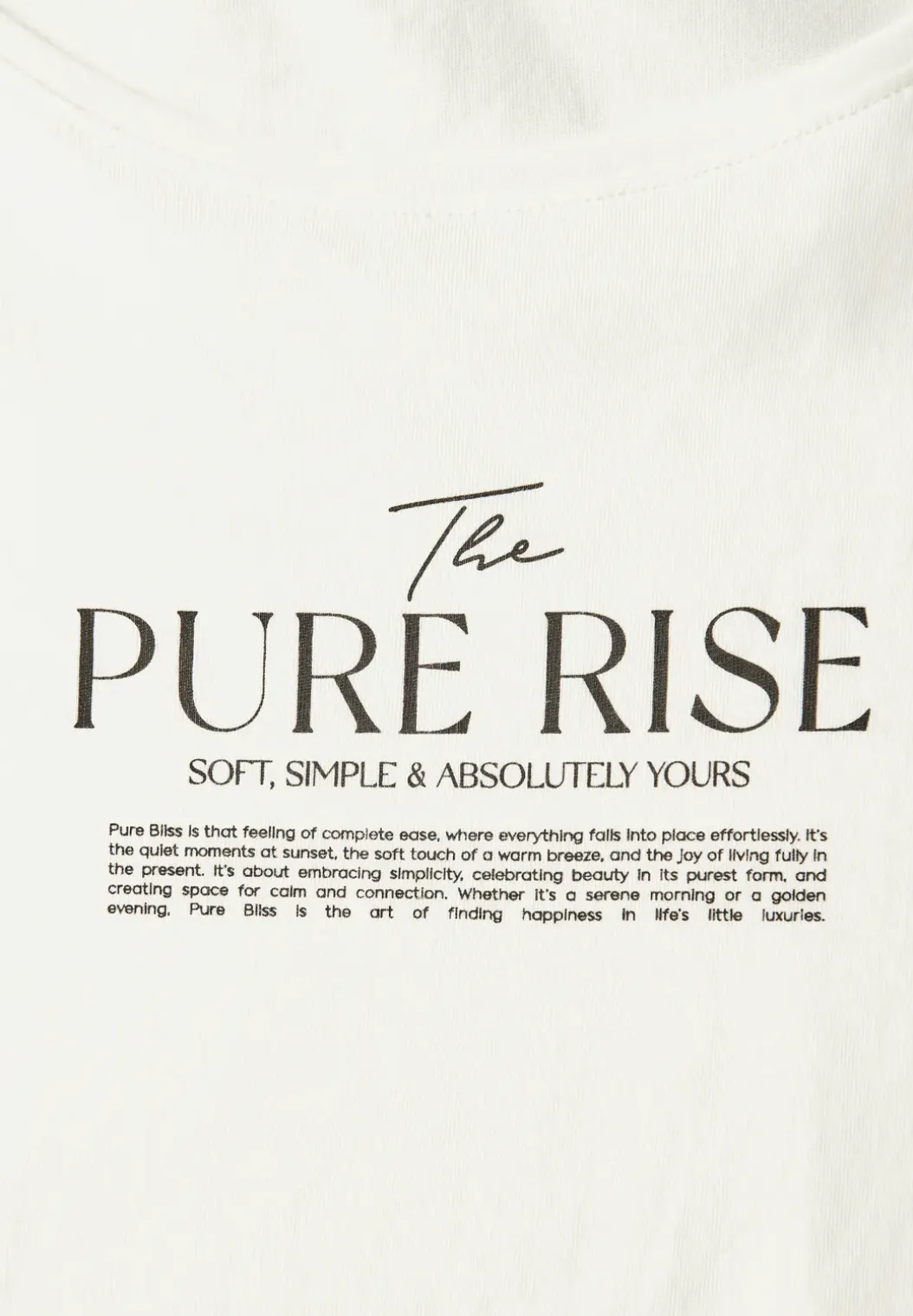 Shirt met tekst artwork