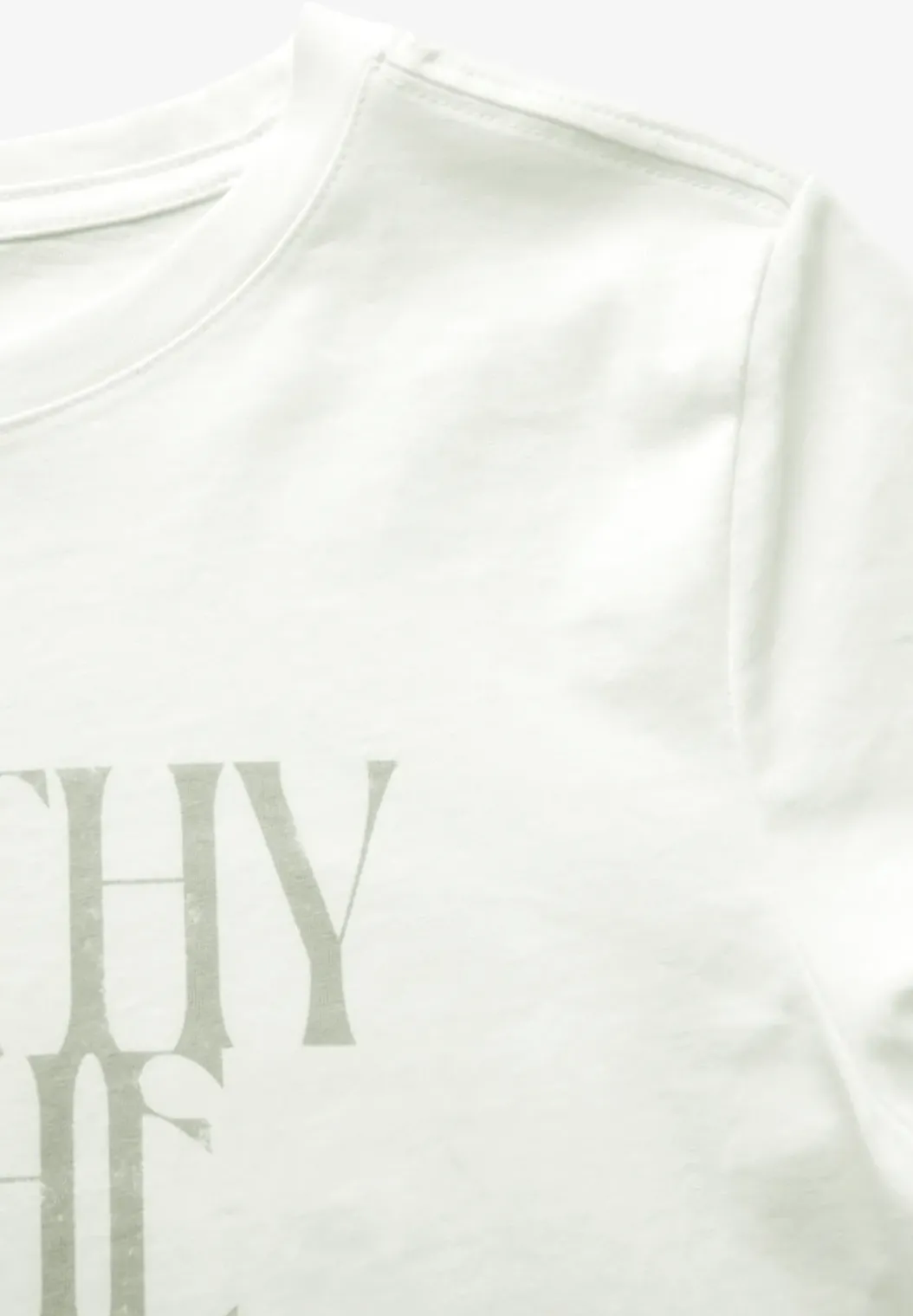Shirt met tekst artwork