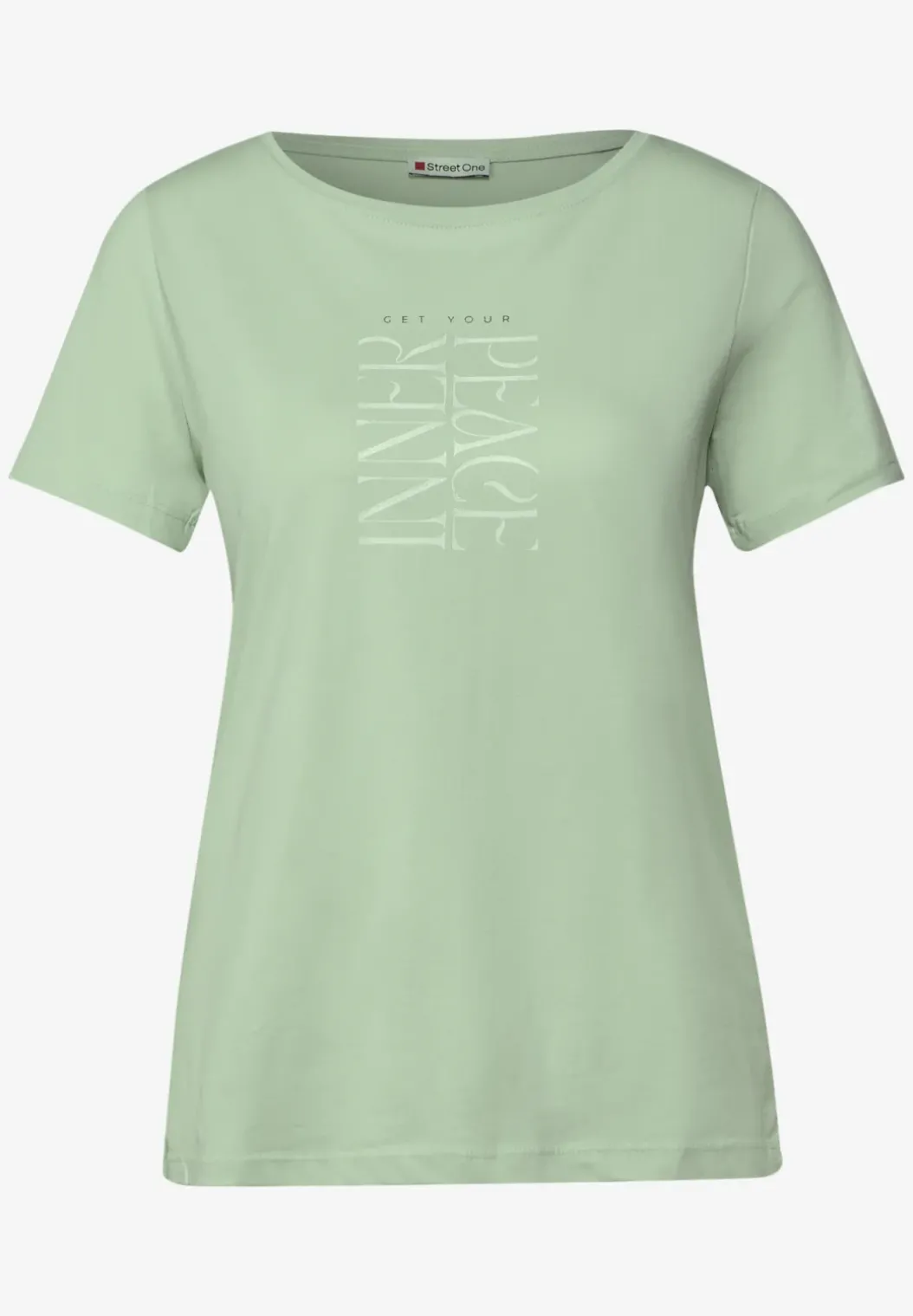 Shirt met tekstopdruk