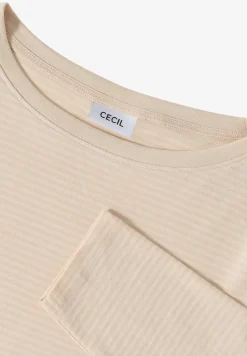 Shirt met ton-sur-ton strepen