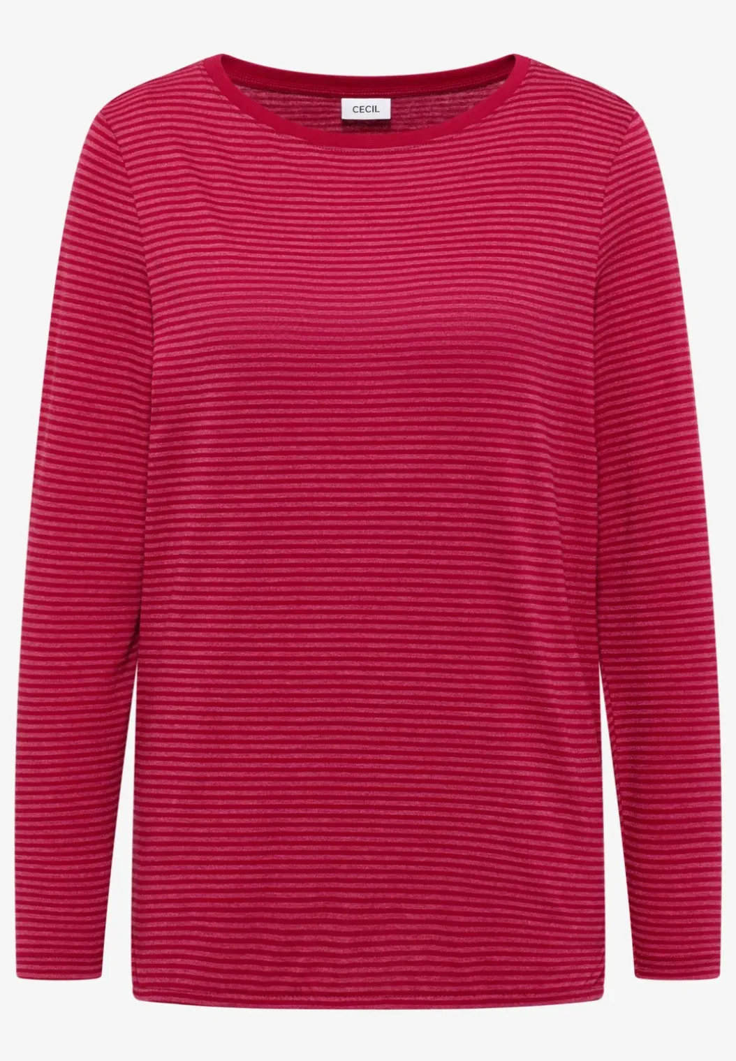 Shirt met ton-sur-ton strepen