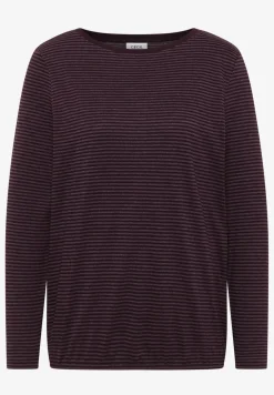 Shirt met ton-sur-ton strepen