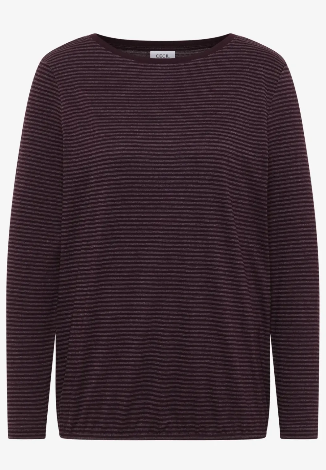 Shirt met ton-sur-ton strepen