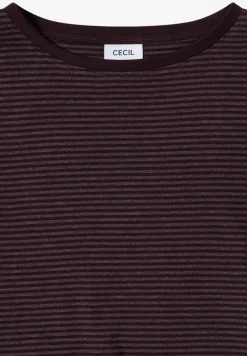 Shirt met ton-sur-ton strepen