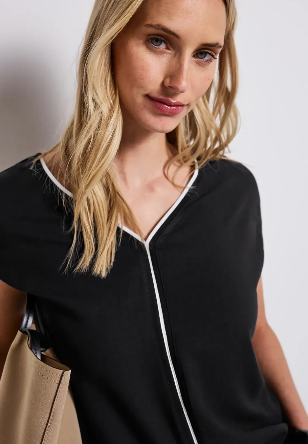 Shirt met trekkoord