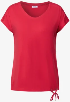 Shirt met uitgesneden details