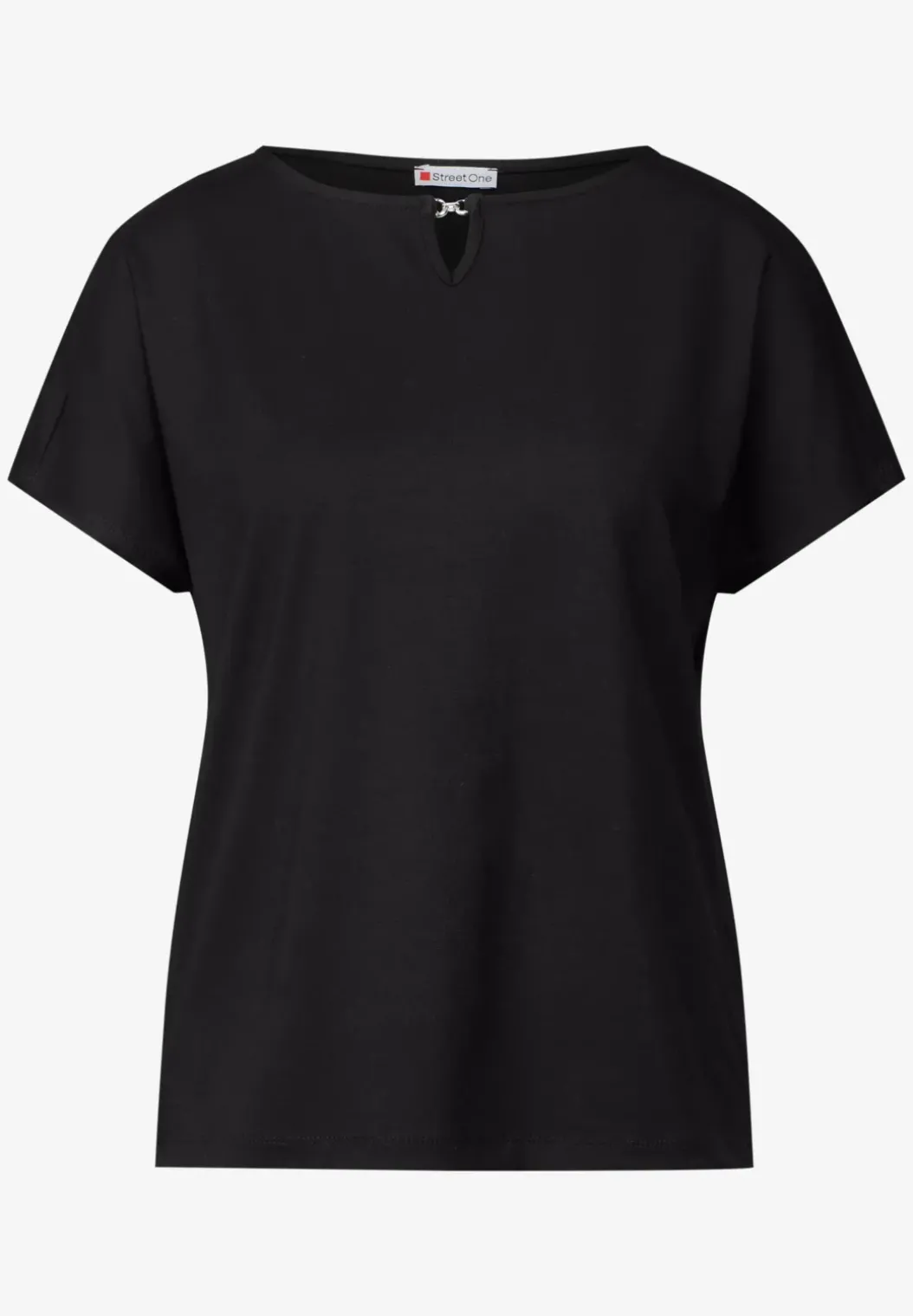 Shirt met uitsnijding
