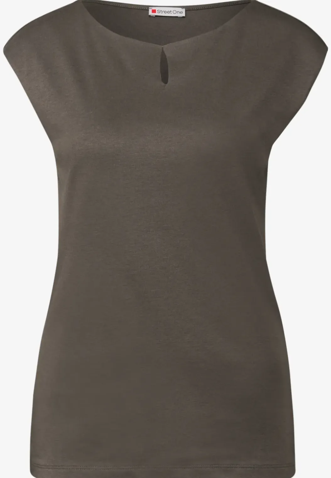 Shirt met uitsnijding