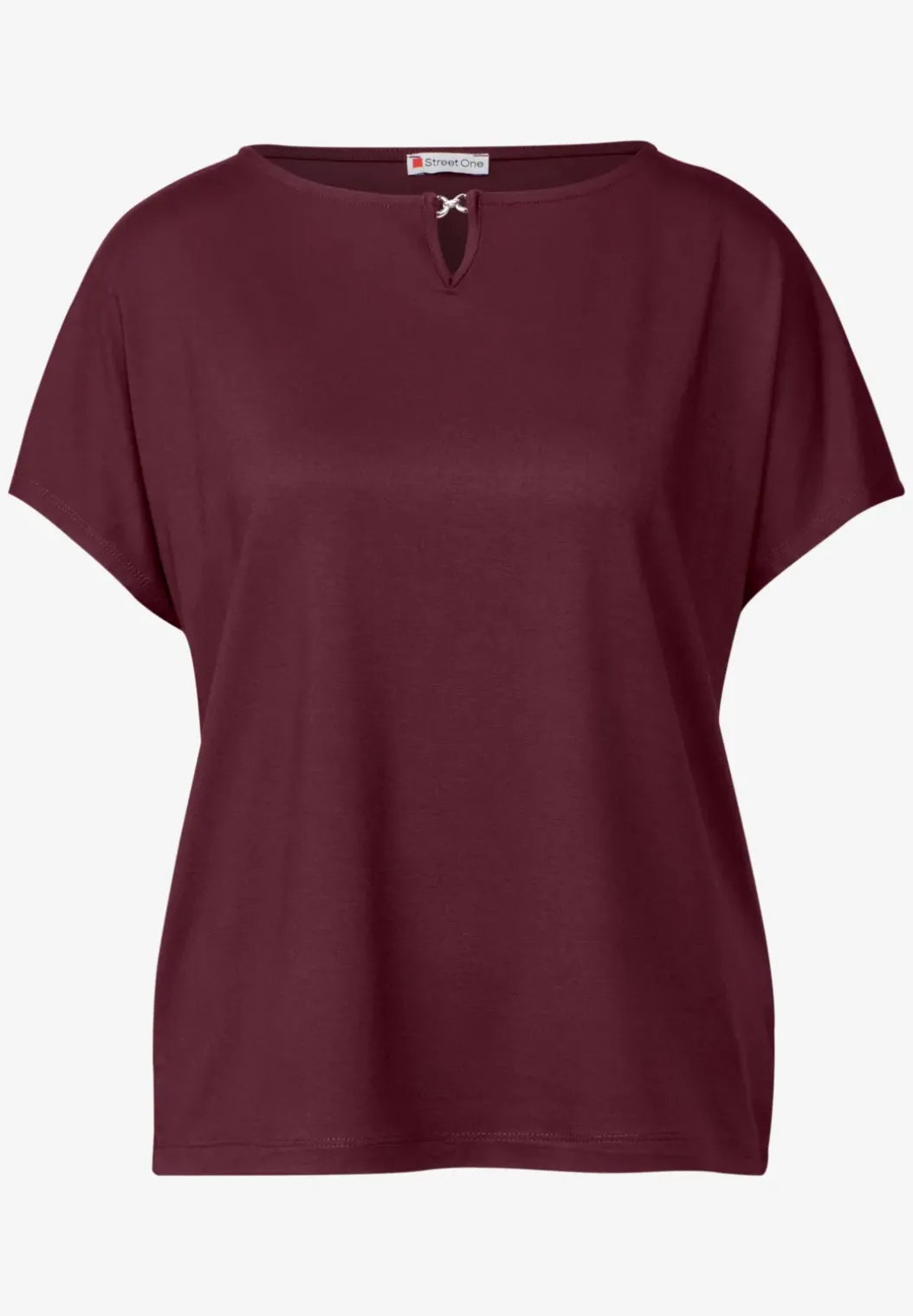 Shirt met uitsnijding