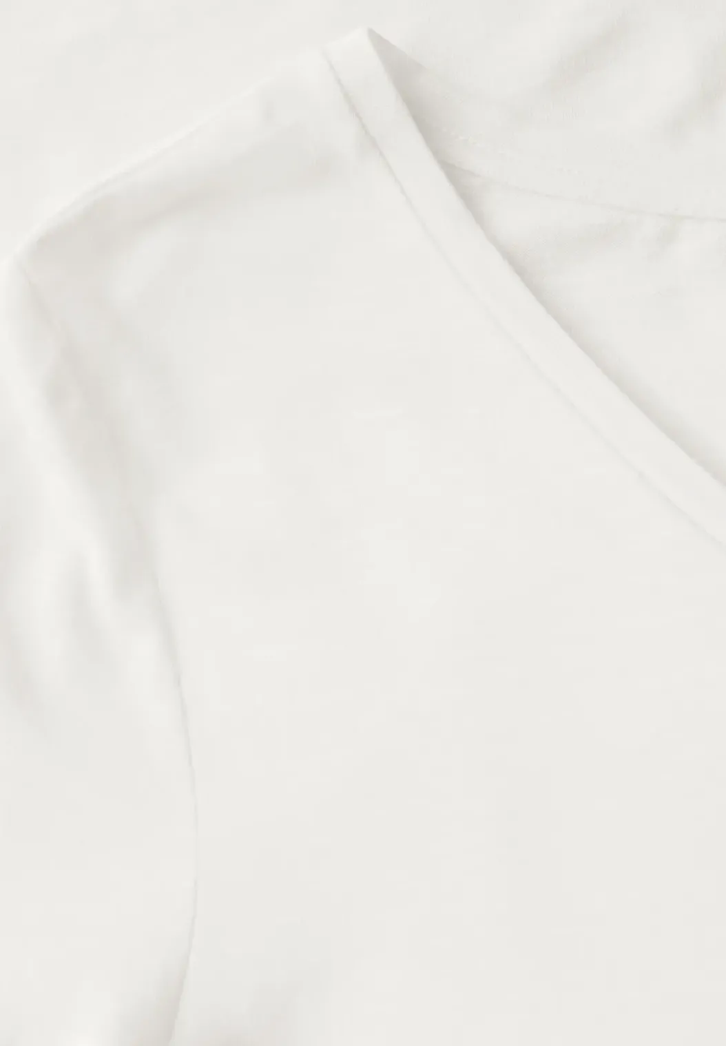 Shirt met V-hals