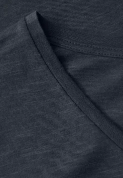 Shirt met V-hals