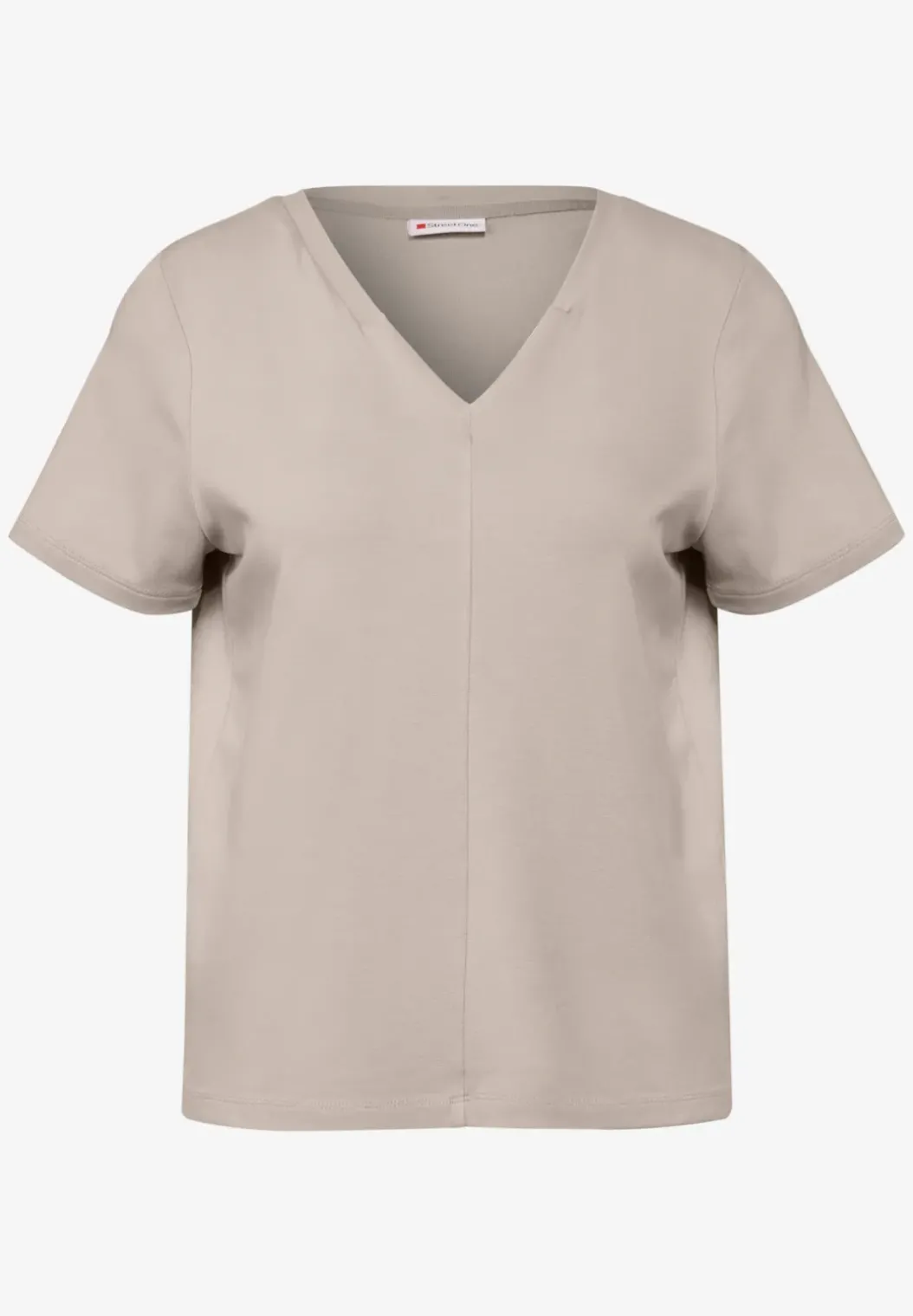 Shirt met V-hals