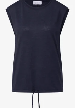 Shirt van linnen met tape