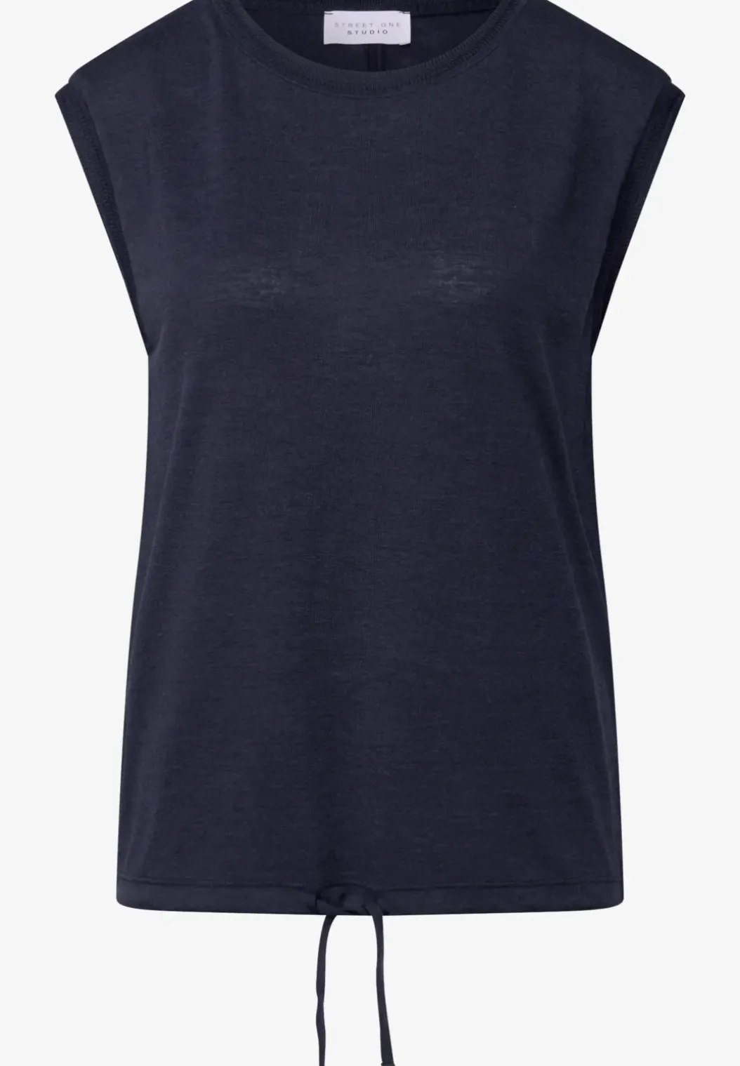 Shirt van linnen met tape