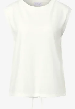 Shirt van linnen met tape