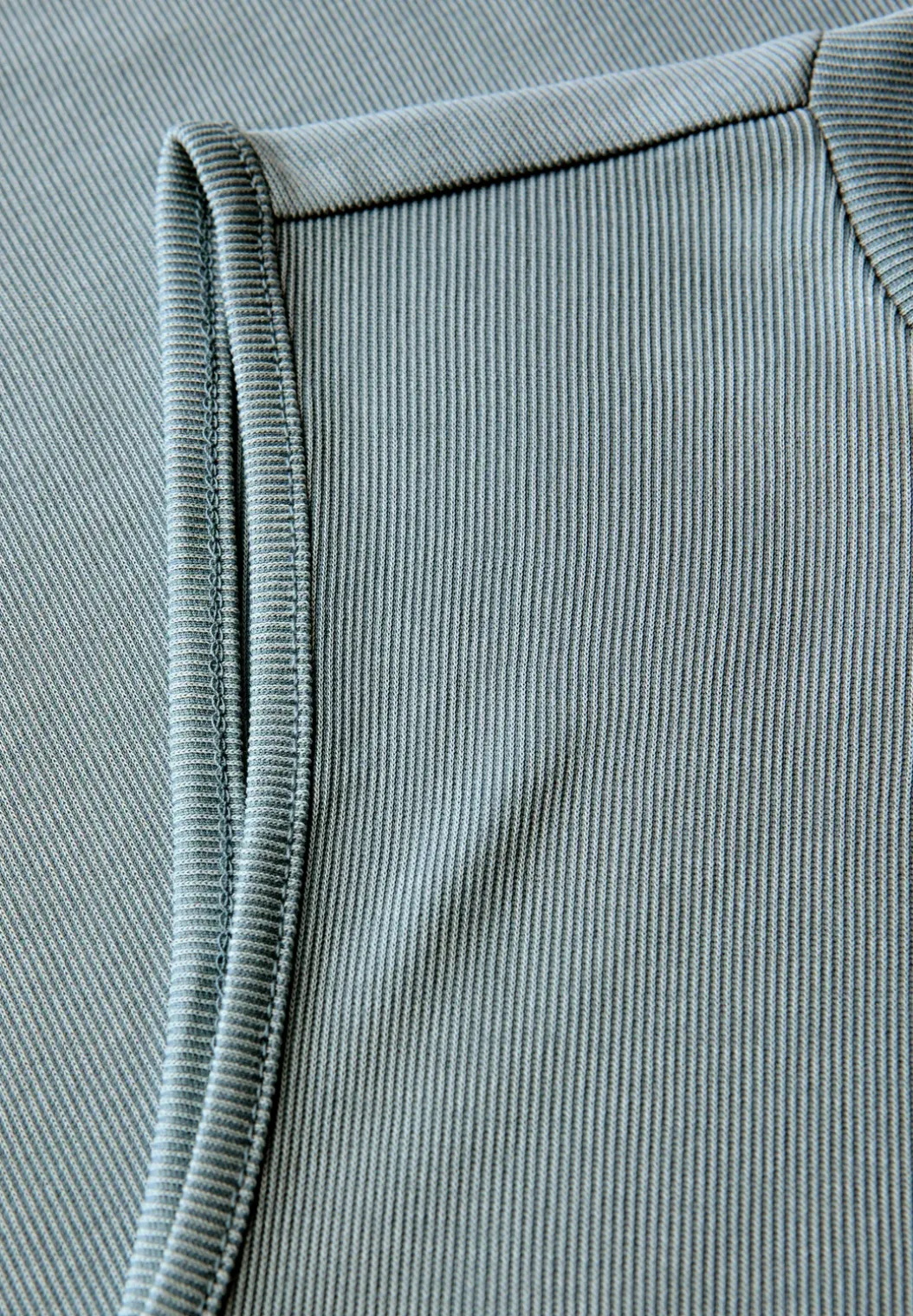 Silk-Look geribbelde top