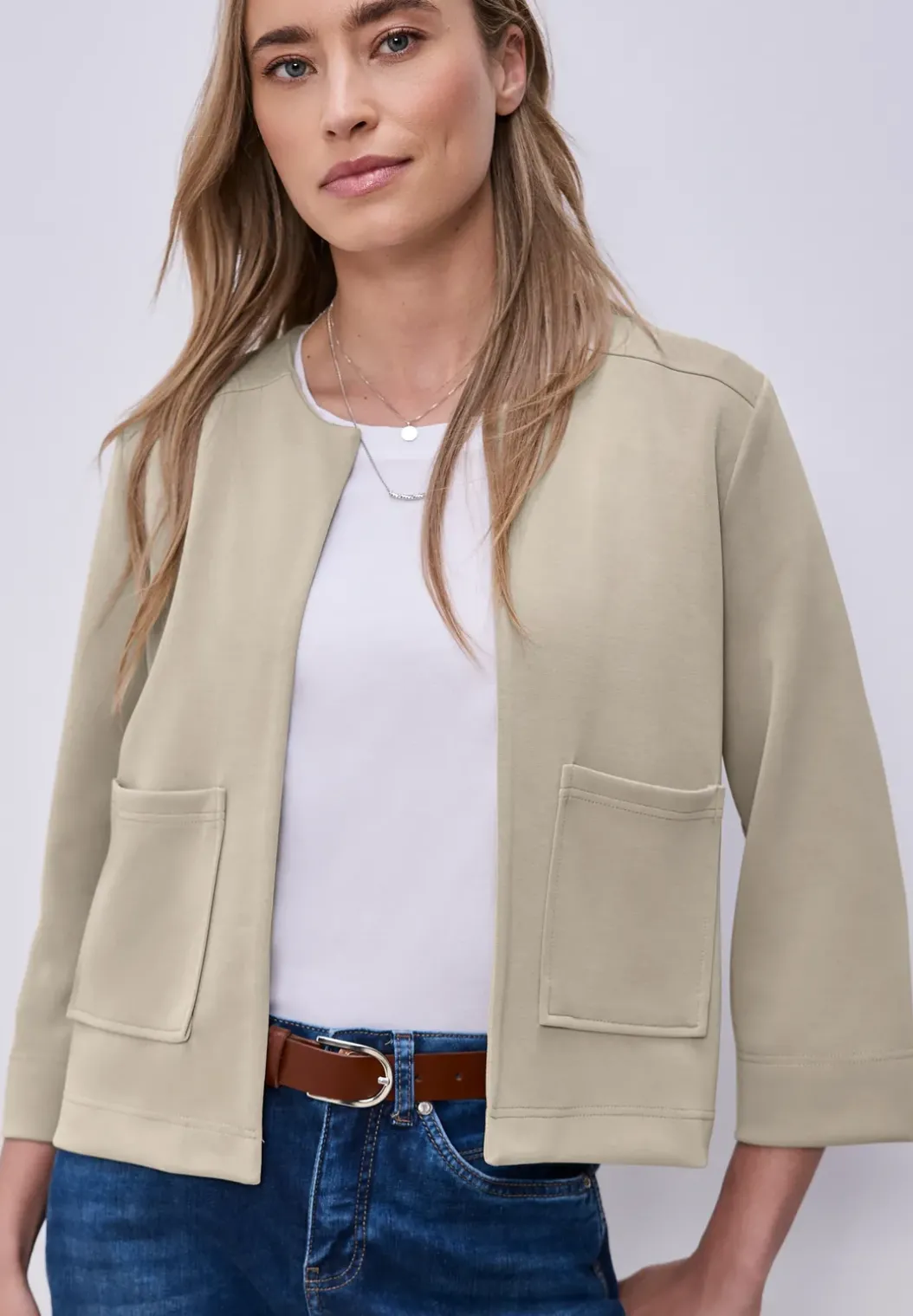 Silk-Look jasje
