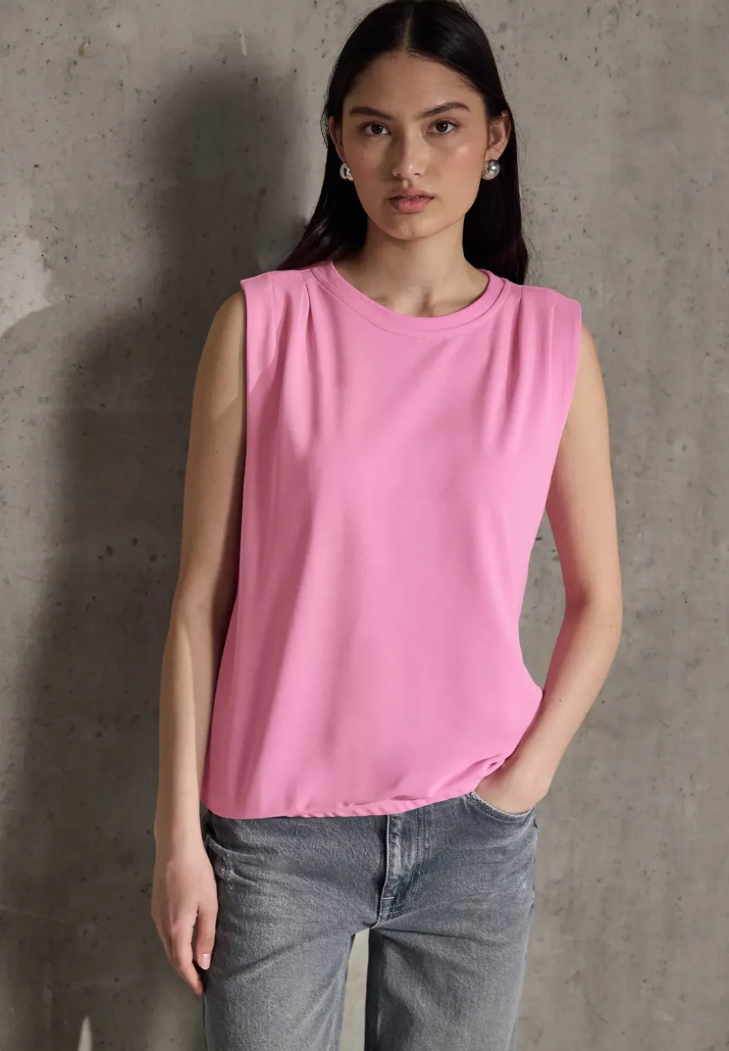 Silk-Look top
