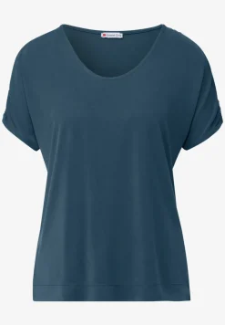 Silk-Look Shirt met rimpels