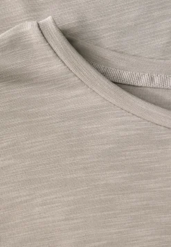 Silk-Look Shirt met tekst