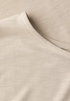 Silk-Look Shirt met tekst