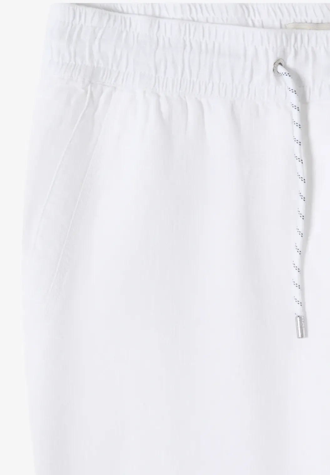 Slim Legs broek in causale pasvorm van linnen